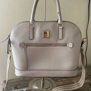 Dooney & Bourke Saffiano Domed Zip Satchel